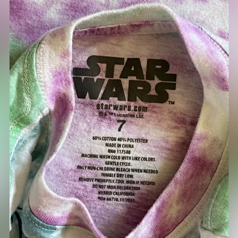 Kids tagless Star Wars t-shirt - size 7 - Picture 4 of 4